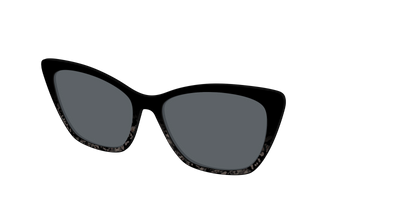 The Polarized Shaded Tortoise Sun Top - Angle Top Thumbnail - Pair Eyewear