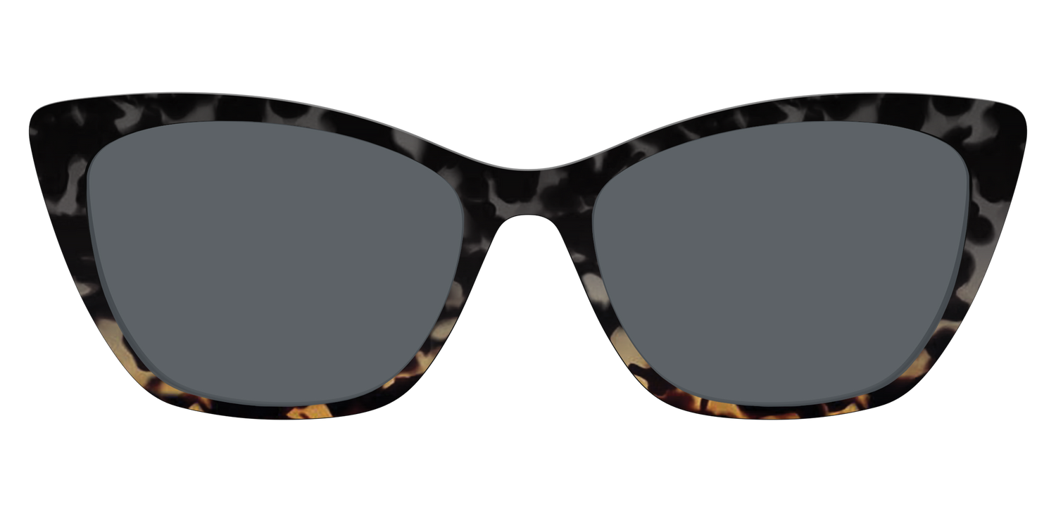 The Polarized Shadow Tortoise Sun Top - Front Top Image - Pair Eyewear