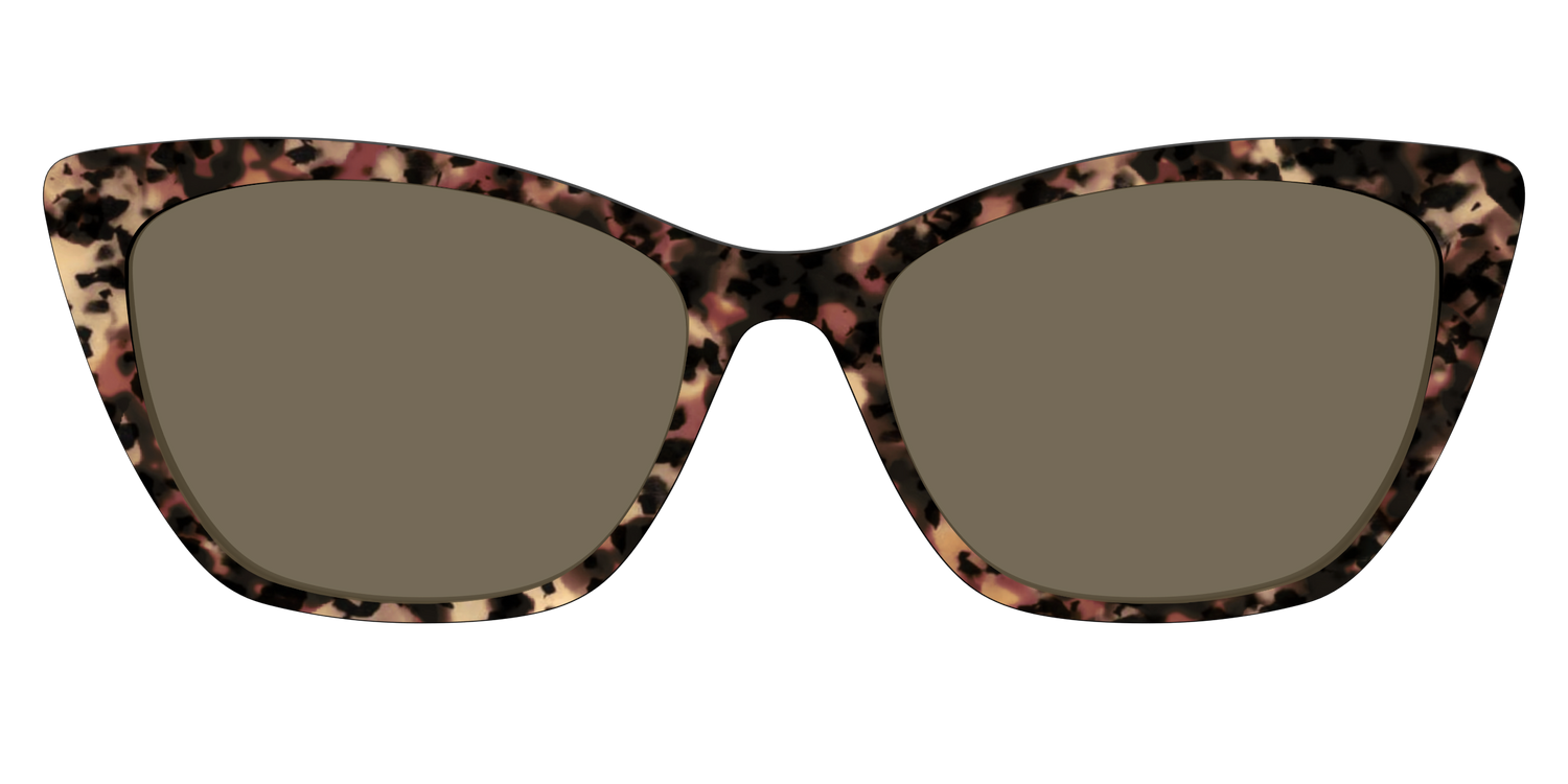 The Polarized Sienna Tortoise Sun Top - Front Top Image - Pair Eyewear