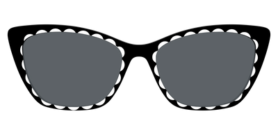 The Polarized Stylish Daisy Sun Top - Front Top Thumbnail - Pair Eyewear