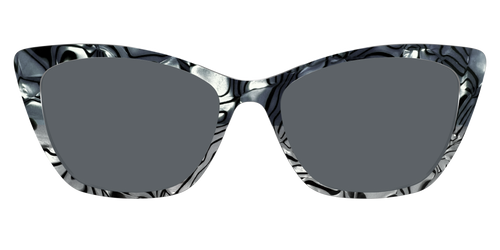 The Polarized Zebra Pearl Split Sun Top - Pair Eyewear