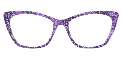 The Purple Shimmer Botanical - Front Top Thumbnail - Pair Eyewear