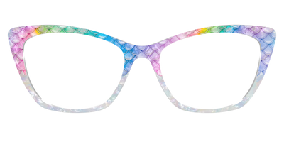 The Rainbow Pearl Scales Crystal - Front Top Thumbnail - Pair Eyewear