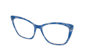 The Ravenclaw™ Plaid - Angle Top Thumbnail - Pair Eyewear