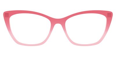 The Red to Coral Gradient Crystal - Front Top Thumbnail - Pair Eyewear