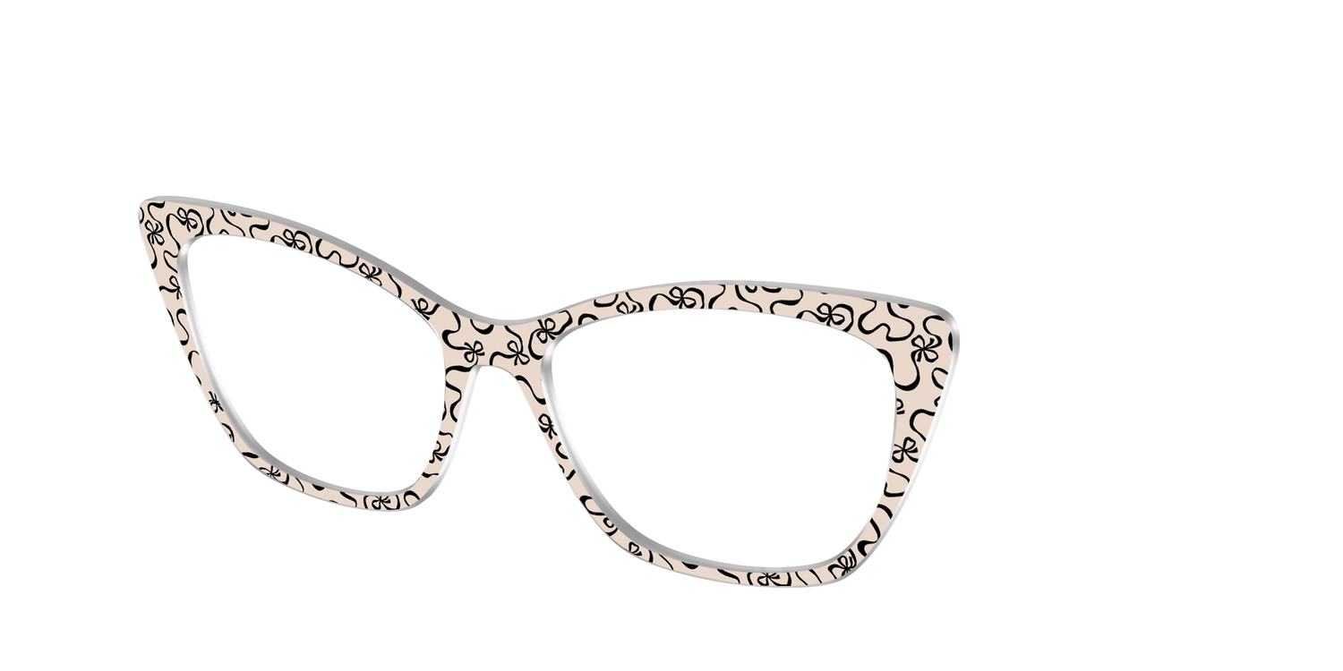 The Romantic Ribbons - Angle Top Image - Pair Eyewear