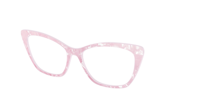 The Rose Quartz Pearl Marble - Angle Top Thumbnail - Pair Eyewear