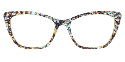 The Seashell Tortoise with Holographic Glitter - Front Top Thumbnail - Pair Eyewear
