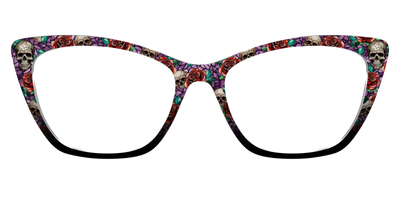 The Skull & Thorn Stained Glass - Front Top Thumbnail - Pair Eyewear