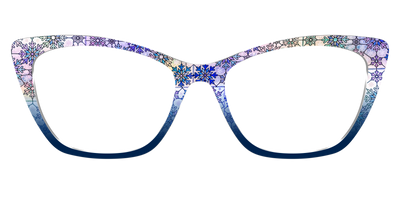 The Snowfall Stained Glass - Front Top Thumbnail - Pair Eyewear