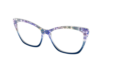 The Snowfall Stained Glass - Angle Top Thumbnail - Pair Eyewear