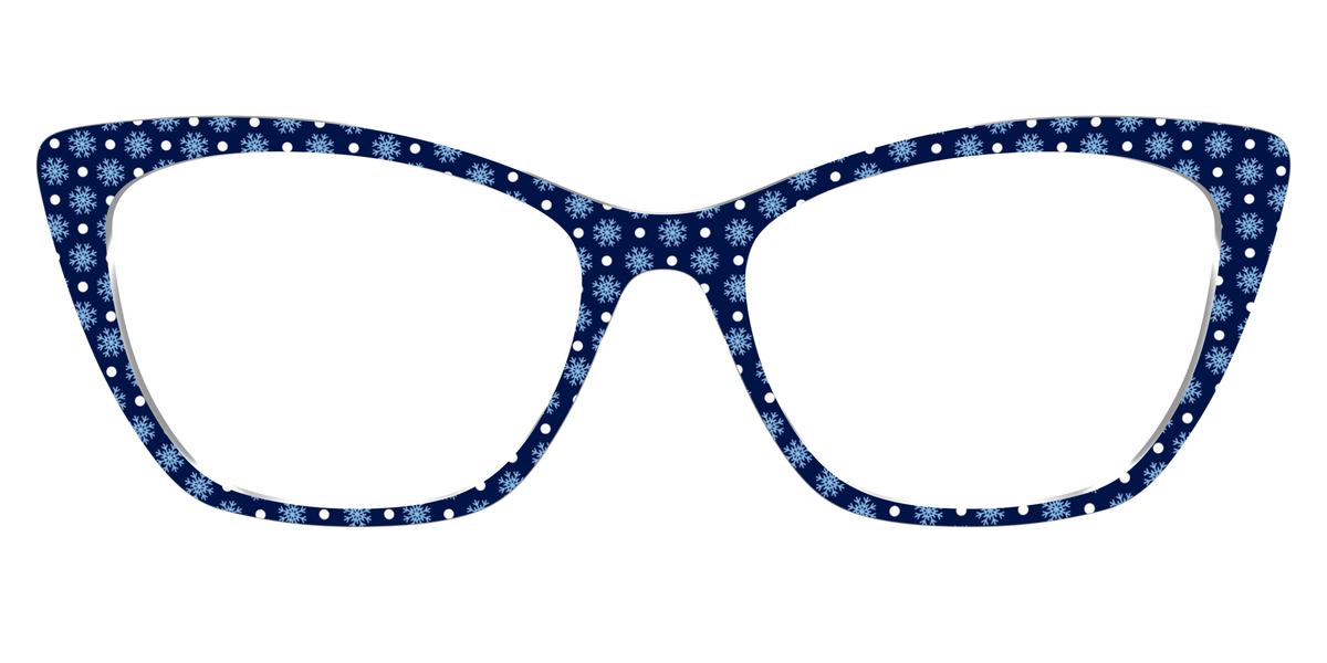 The Snowflake Polka Dot - Front Top Image - Pair Eyewear