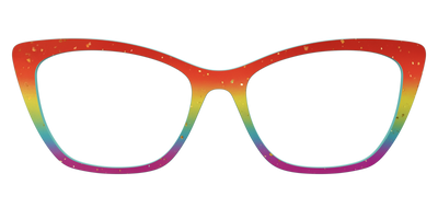The Spectrum Gradient with Gold Flakes - Front Top Thumbnail - Pair Eyewear