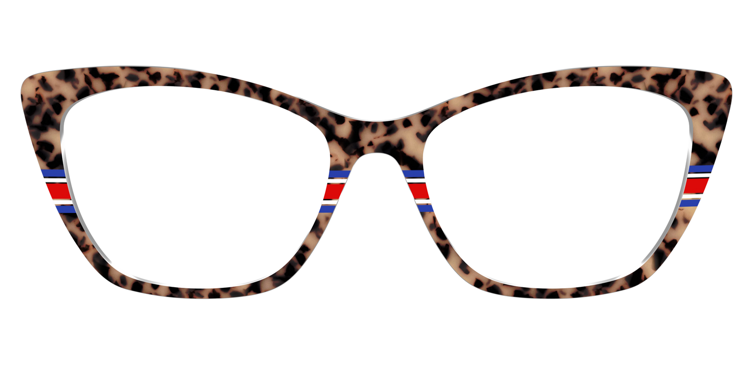 The Spirit Stripe Tortoise - Front Top Image - Pair Eyewear