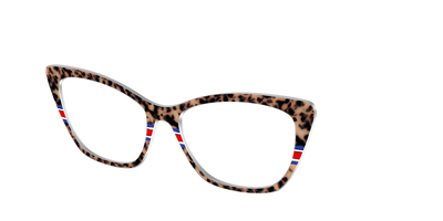 The Spirit Stripe Tortoise - Angle Top Thumbnail - Pair Eyewear