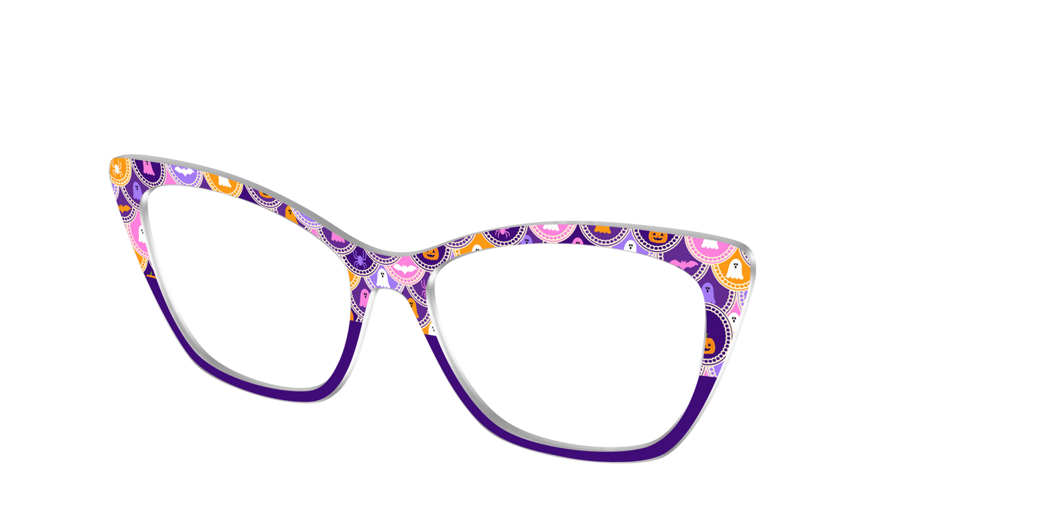 The Spooky Scallop Split - Angle Top Image - Pair Eyewear