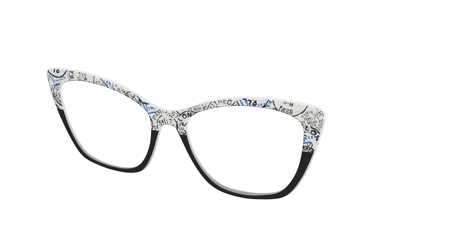 The Stamps Split - Angle Top Image - Pair Eyewear