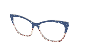 The Starry Gingham Split - Angle Top Thumbnail - Pair Eyewear