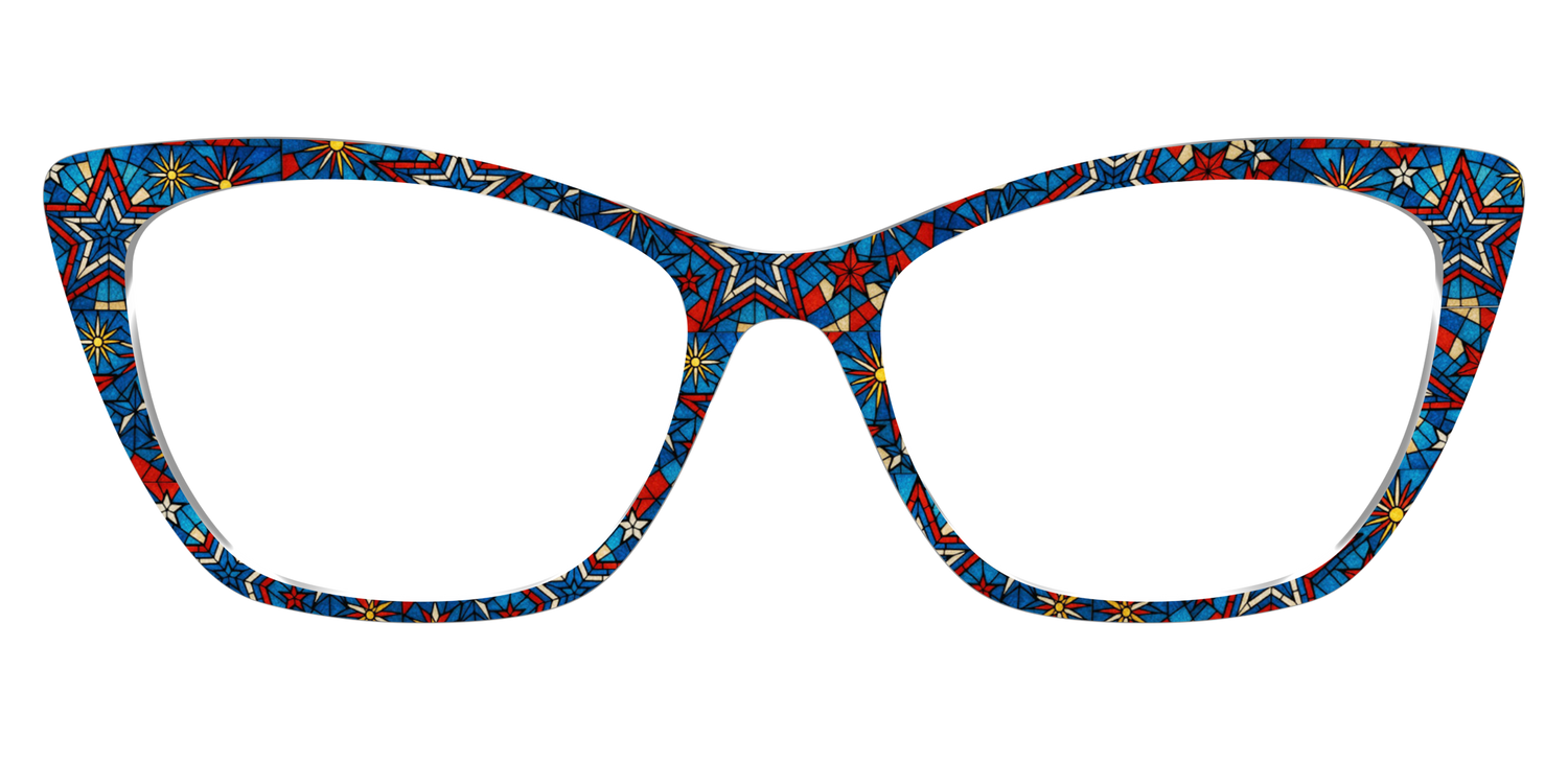 The Star-Spangled Stained Glass - Front Top Image - Pair Eyewear