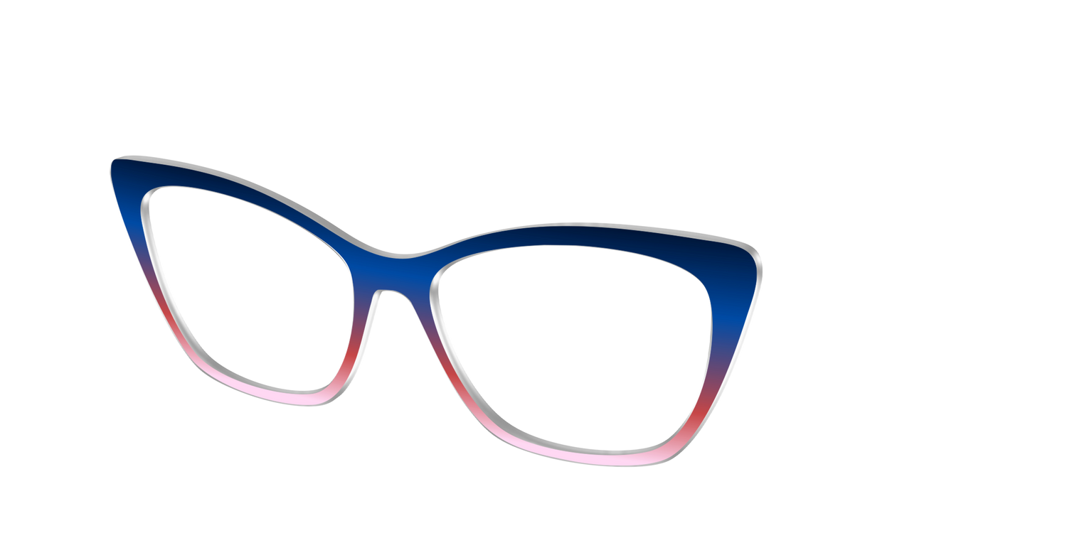 The Summer Sky Gradient - Angle Top Image - Pair Eyewear