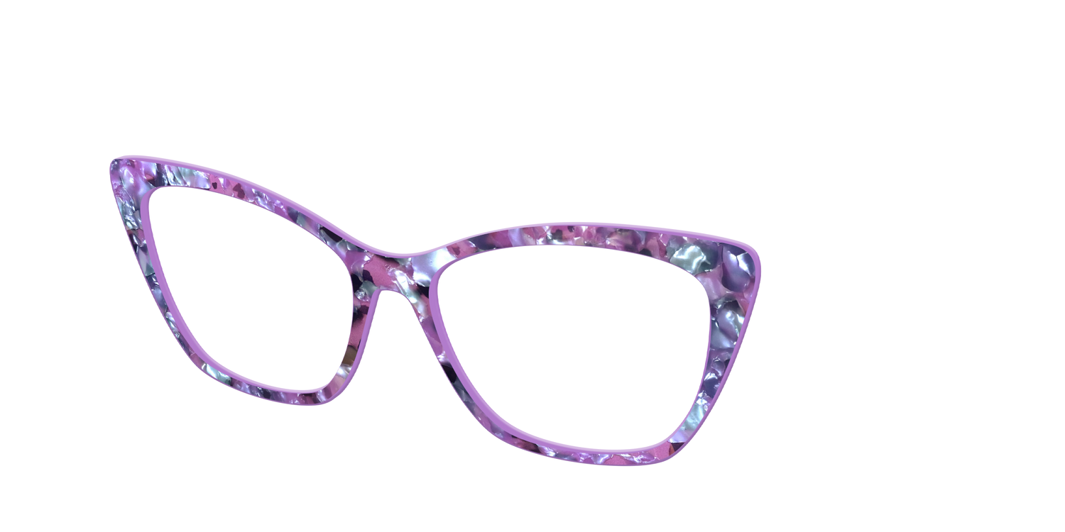 The Sunset Hibiscus Pearl Tortoise - Angle Top Image - Pair Eyewear