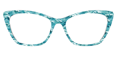 The Teal Tidal Waves - Front Top Thumbnail - Pair Eyewear