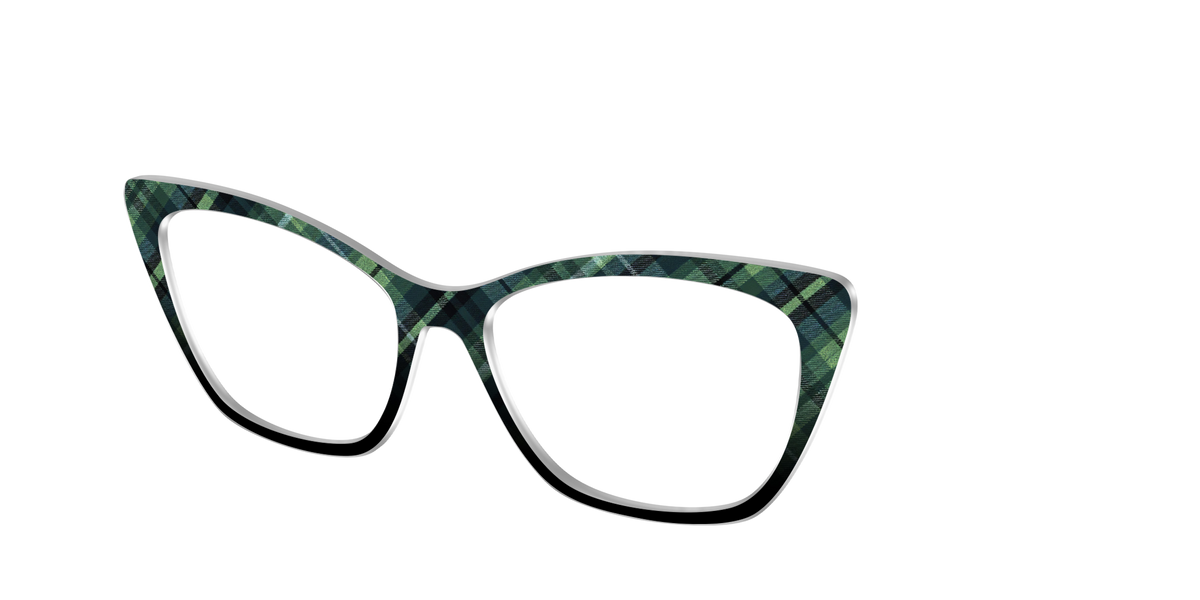 The Terra Tartan - Angle Top Image - Pair Eyewear