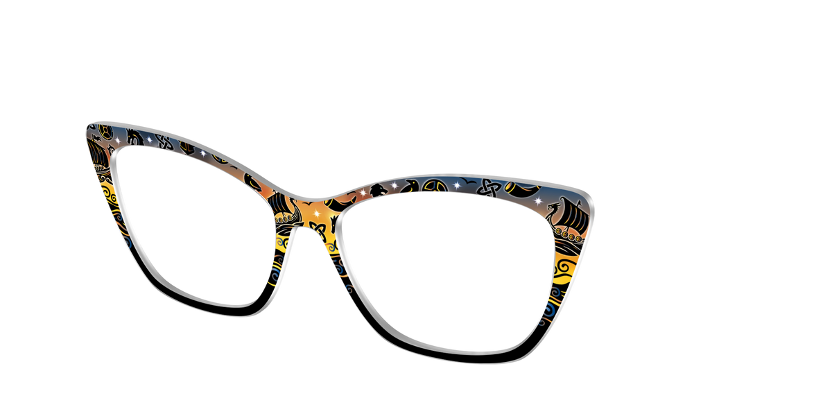 The Thunderous Waves After Dark - Angle Top Image - Pair Eyewear