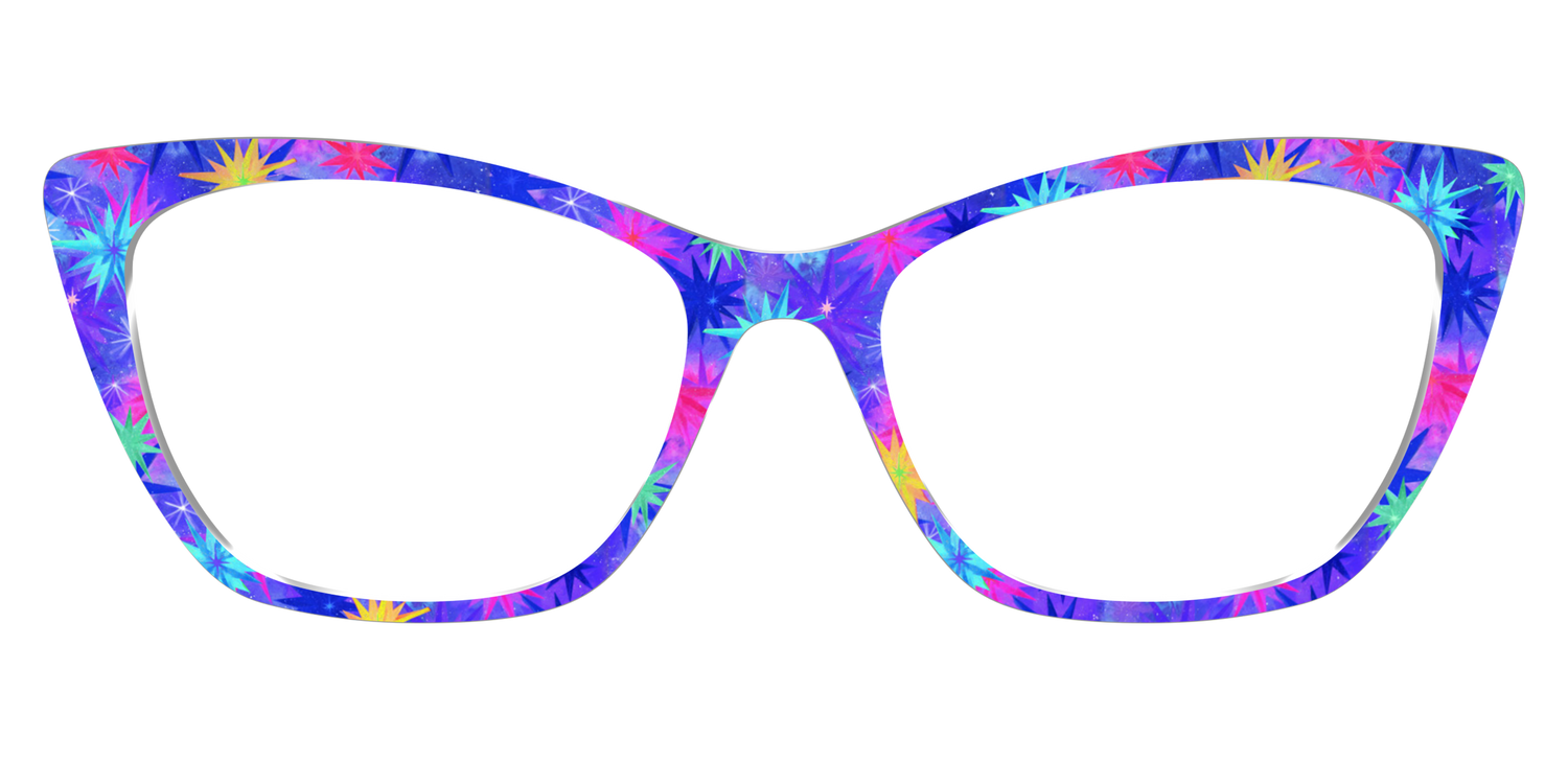 The Tie-Dye Starbursts - Front Top Image - Pair Eyewear