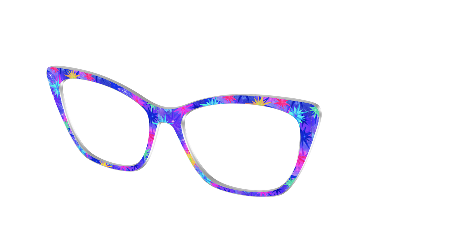 The Tie-Dye Starbursts - Angle Top Image - Pair Eyewear