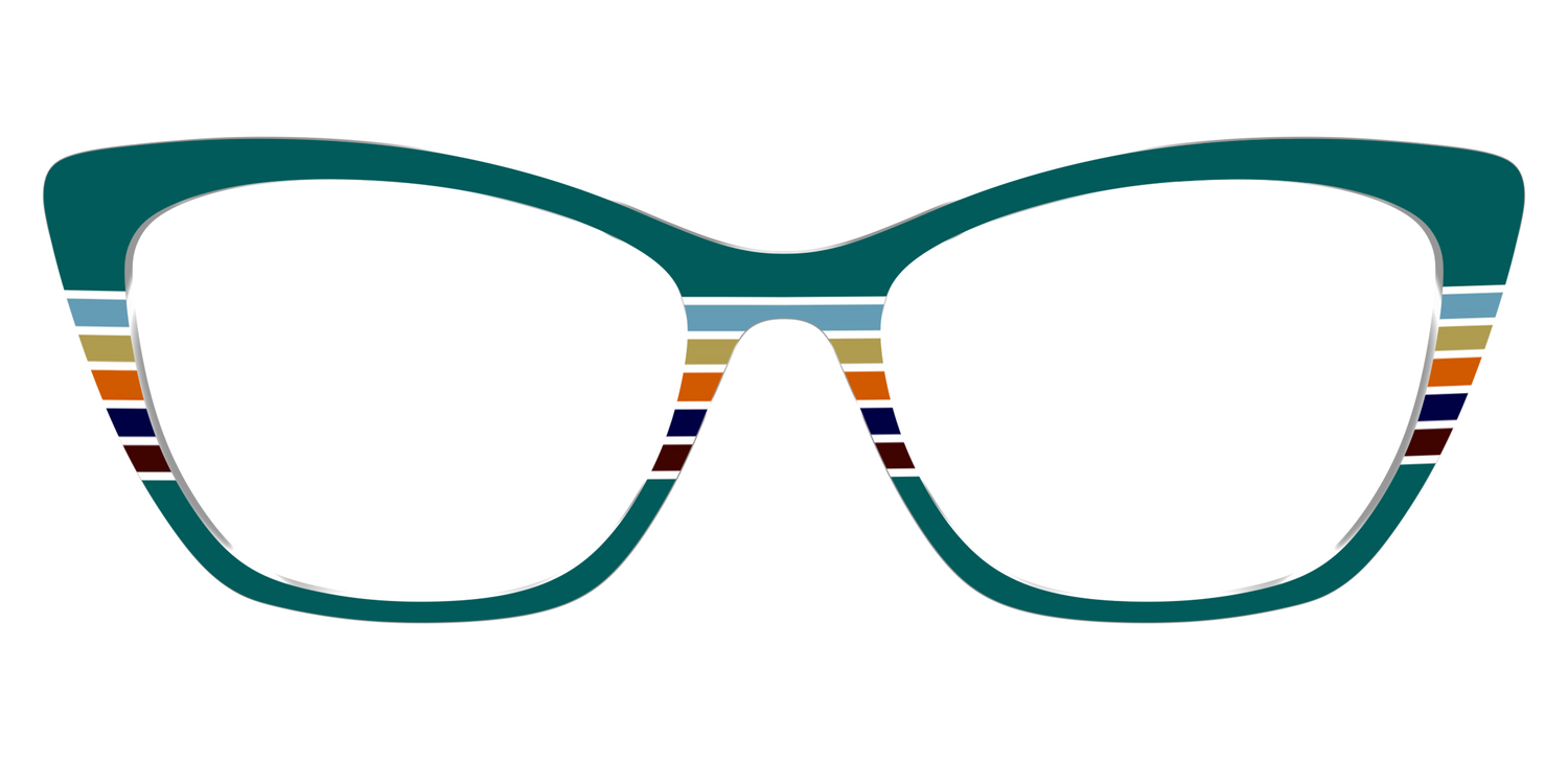 The Trailhead Stripes - Front Top Image - Pair Eyewear