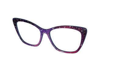 The Twilight Sky with Holographic Glitter - Angle Top Thumbnail - Pair Eyewear