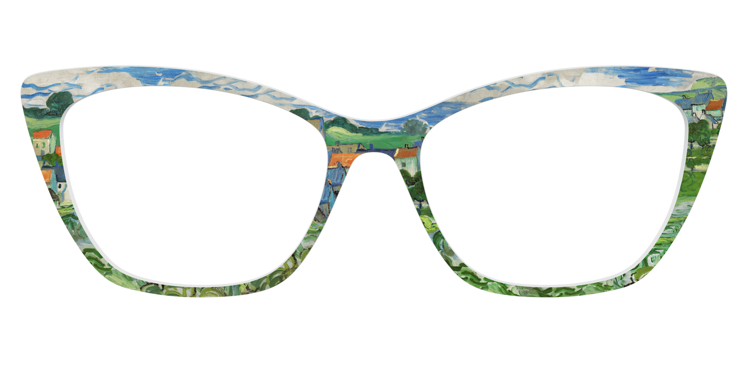 The View of Auvers-Sur-Oise - Front Top Image - Pair Eyewear