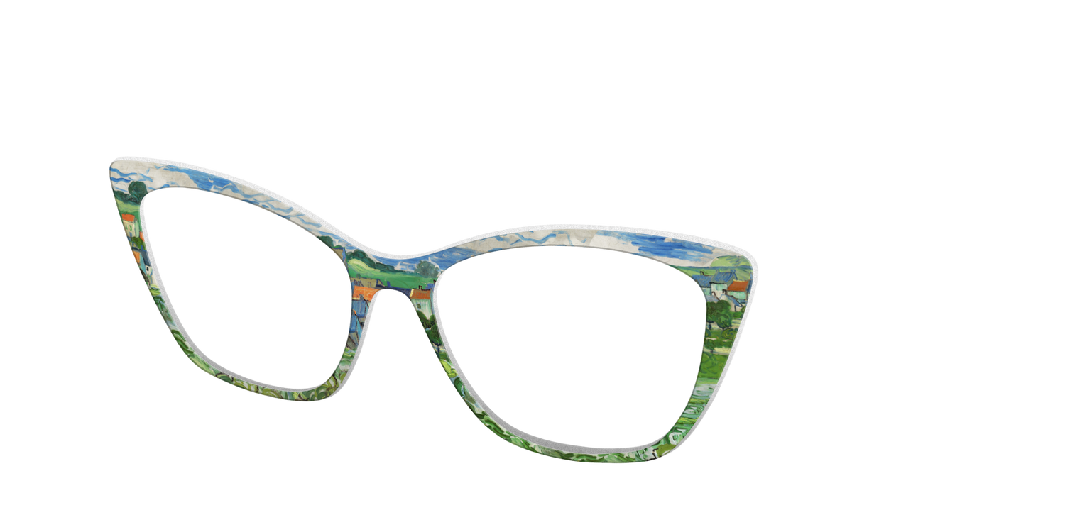 The View of Auvers-Sur-Oise - Angle Top Image - Pair Eyewear