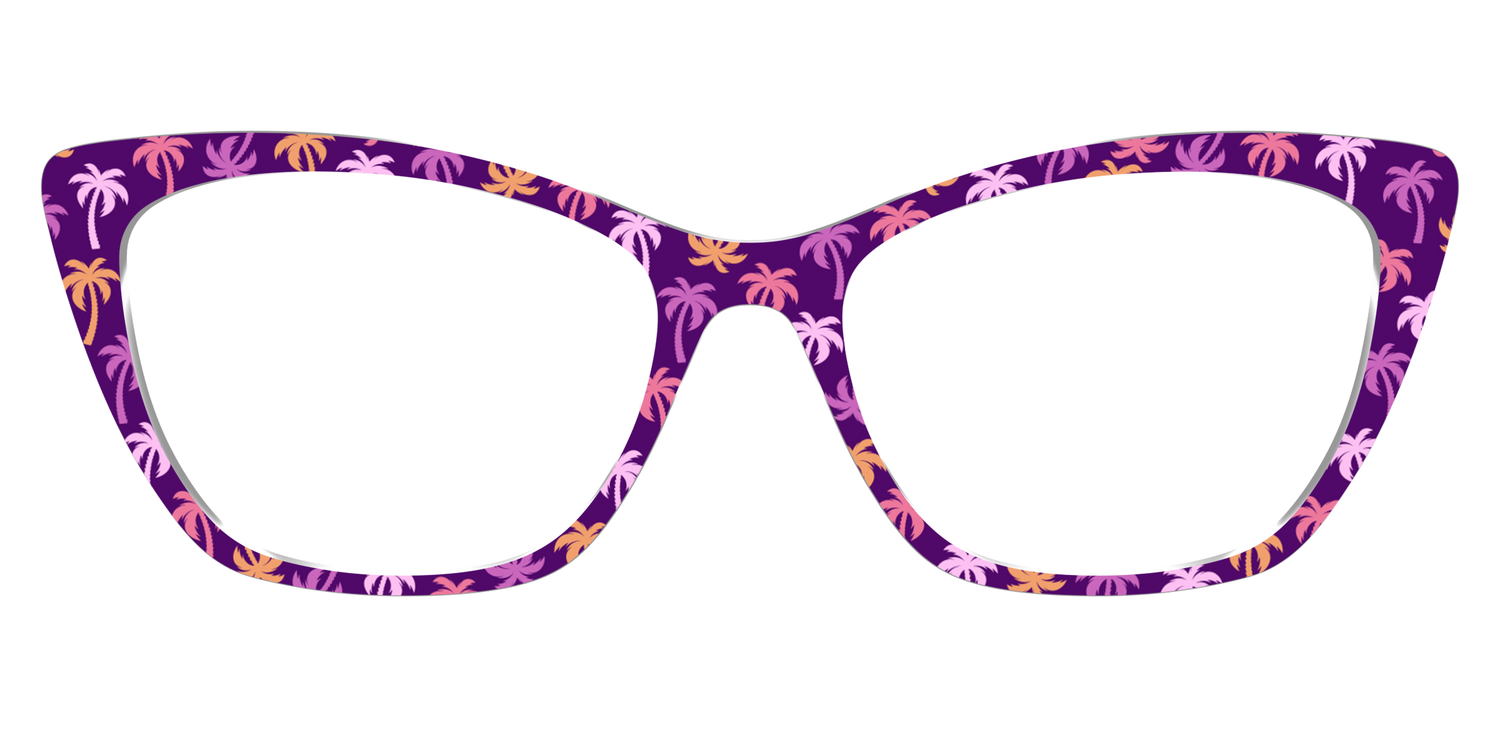 The Violet Palm Trees - Front Top Image - Pair Eyewear