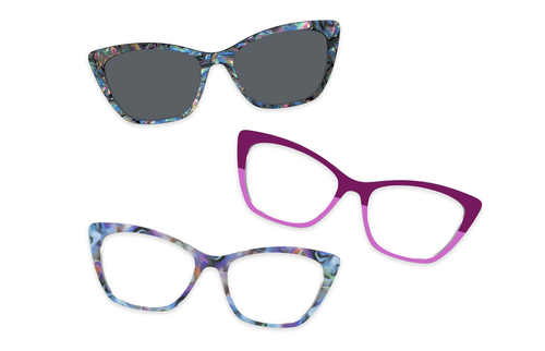 The Violet Wildflower Pairing Set - Pair Eyewear