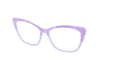 The Wavy Pearl Crystal Split - Angle Top Thumbnail - Pair Eyewear