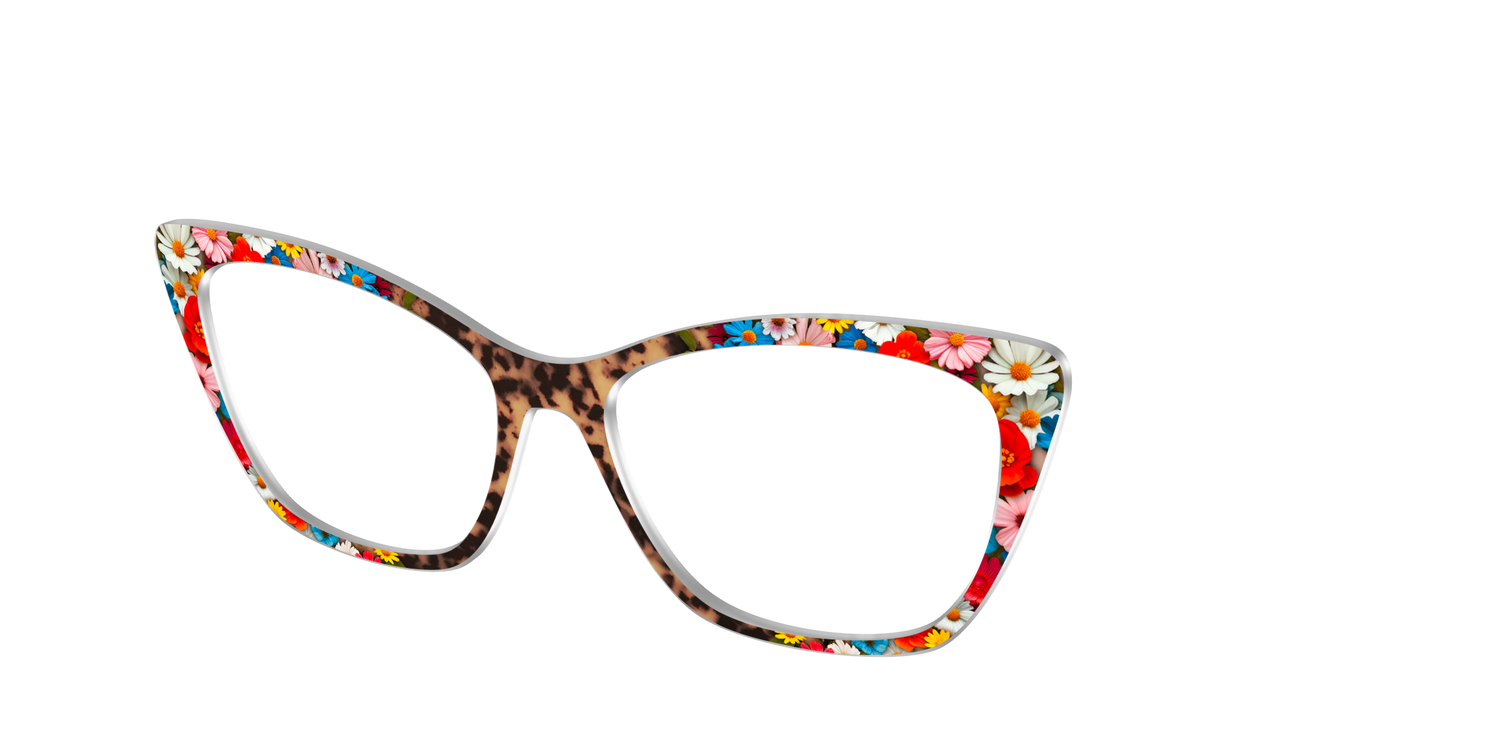 The Wildflower Tortoise - Angle Top Image - Pair Eyewear