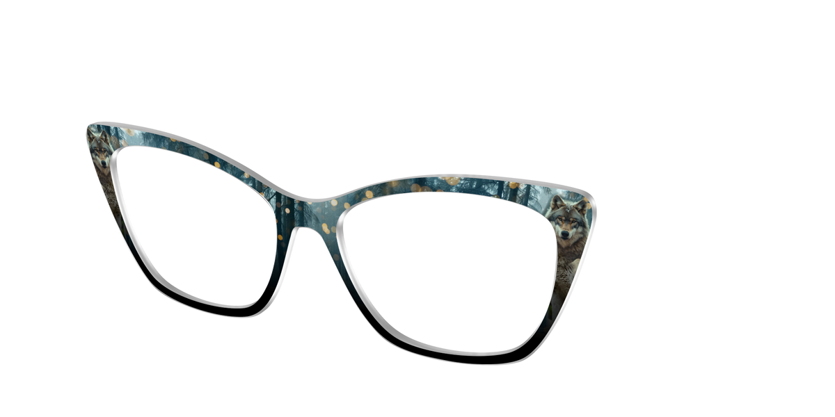 The Wolf Woods Bokeh - Angle Top Image - Pair Eyewear