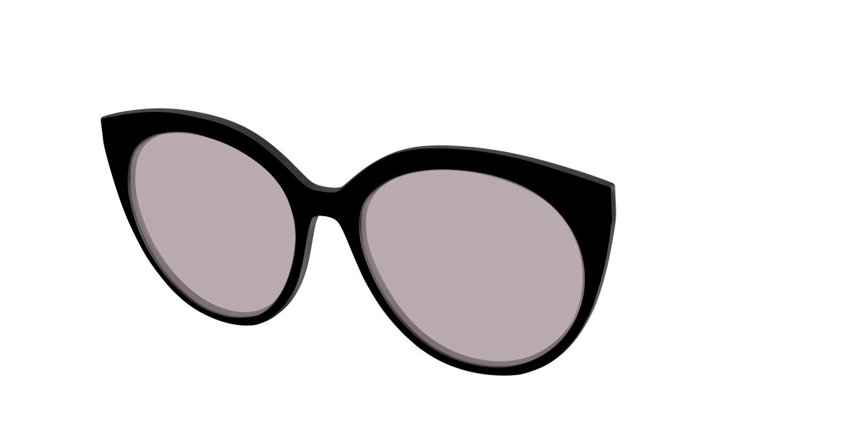 The Black with Gray Gaming lens - Angle Top Image - Pair Eyewear