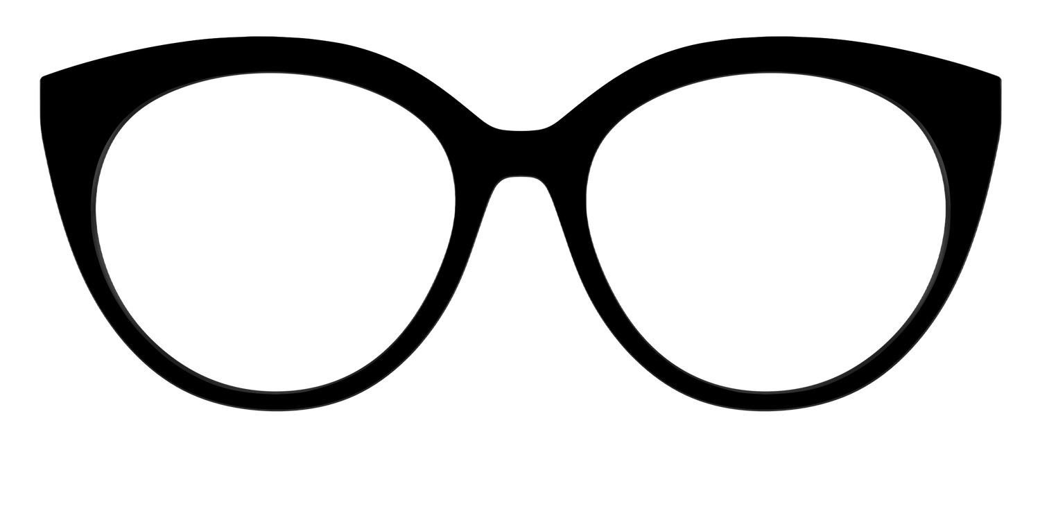 The Black - Front Top Image - Pair Eyewear