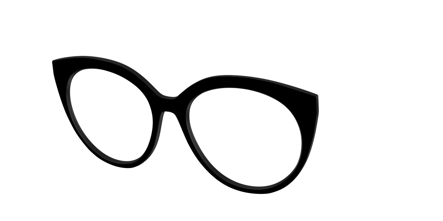 The Black - Angle Top Image - Pair Eyewear