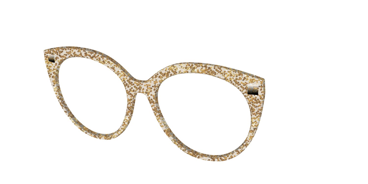 The Champagne Sparkle - Angle Top Image - Pair Eyewear