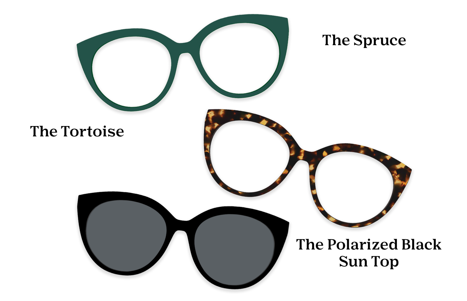 The Zuri - Lensless - Pairing Set - Pair Eyewear