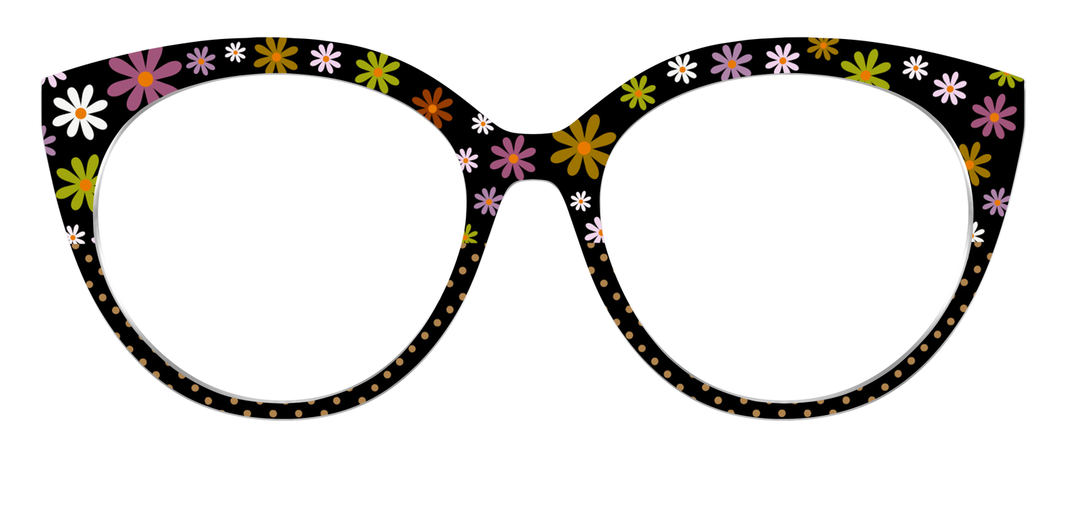 The Daisy Dot Split - Front Top Image - Pair Eyewear