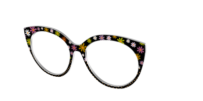 The Daisy Dot Split - Angle Top Thumbnail - Pair Eyewear