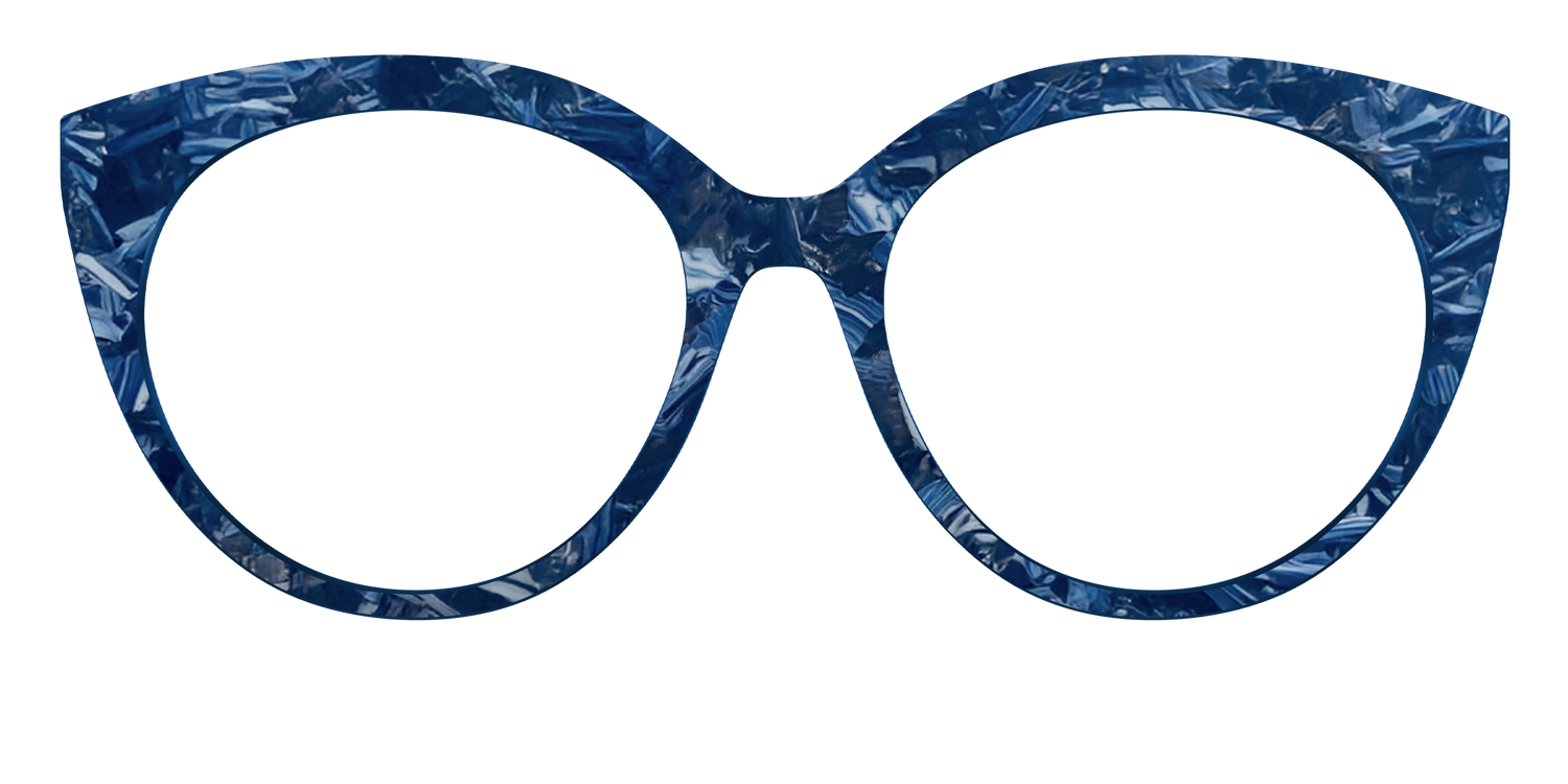 The Deep Slate Pearl Marble - Front Top Image - Pair Eyewear
