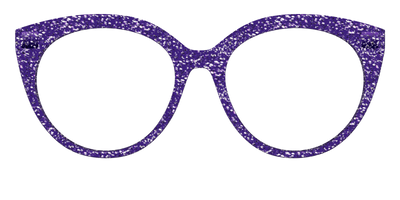 The Electric Purple Sparkle - Front Top Thumbnail - Pair Eyewear