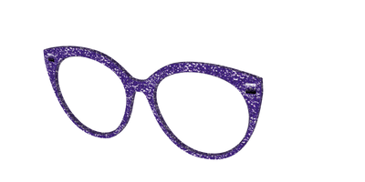 The Electric Purple Sparkle - Angle Top Thumbnail - Pair Eyewear