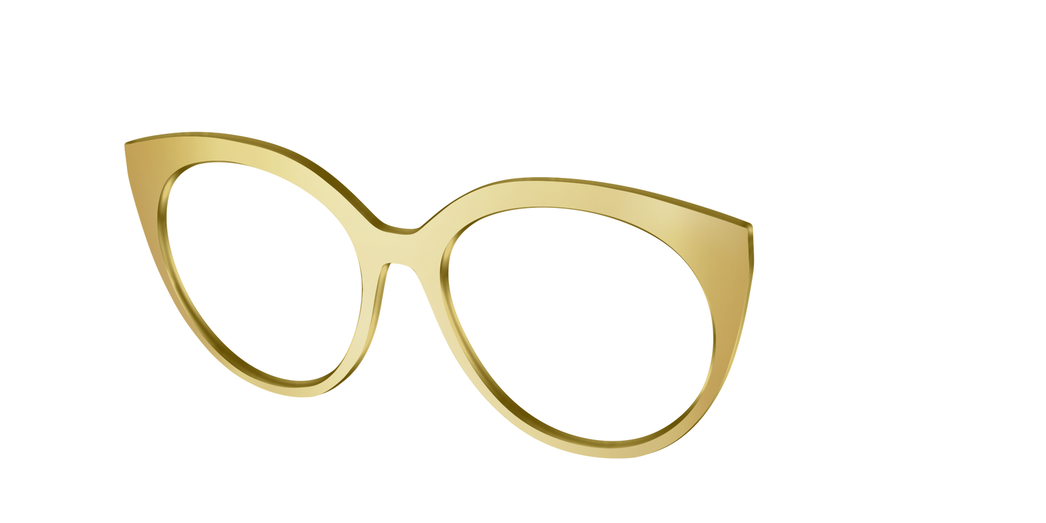 The Gold Mirror - Angle Top Image - Pair Eyewear